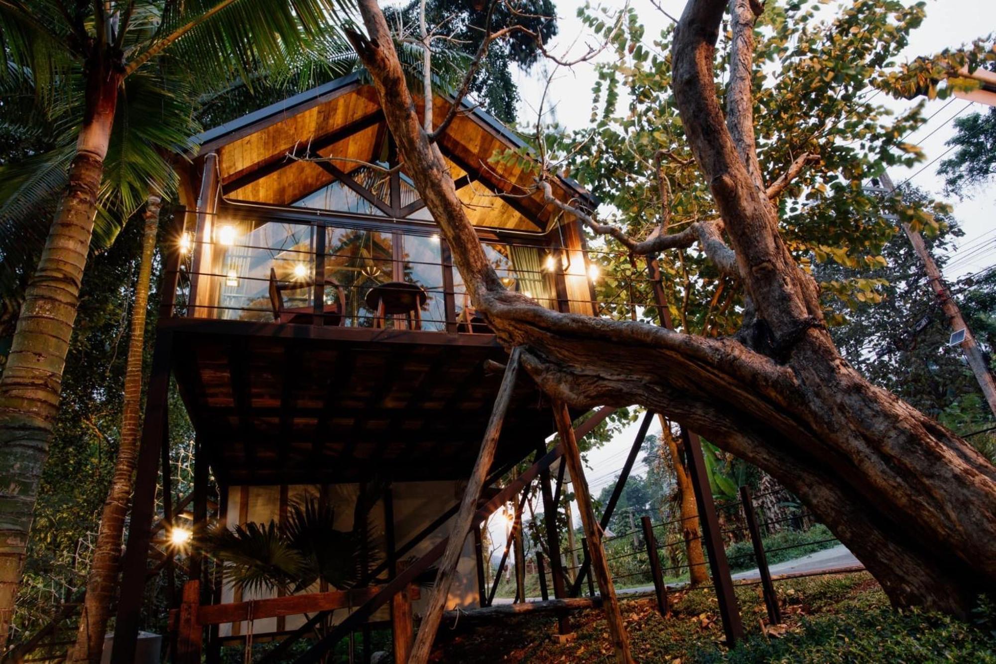 Vila Wilderness Treehouse Doi Saket Exteriér fotografie